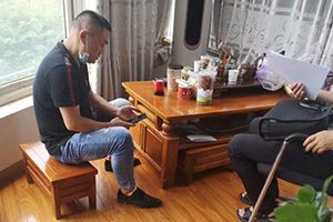 陕西胡总来柯宝龙考察试机