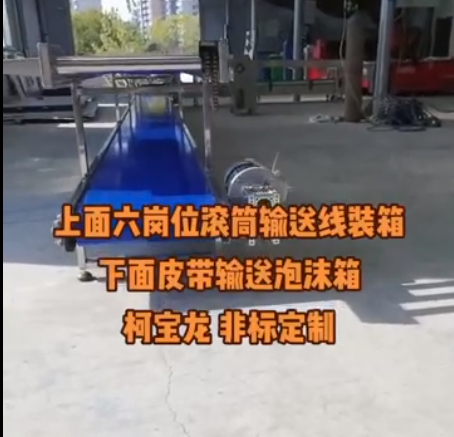 输送线工厂实拍，非标定制